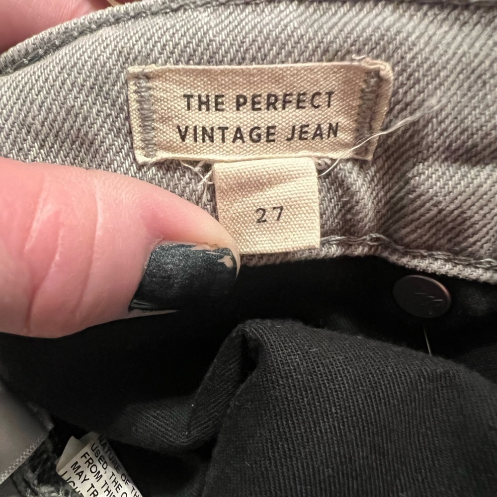 Madewell the perfect vintage straight jean in vervain wash high rise - Picture 11 of 14